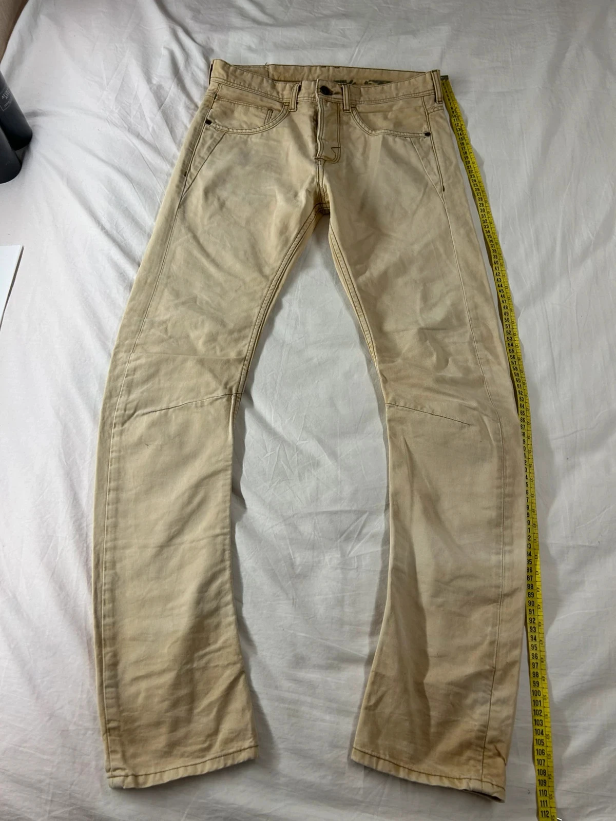 Jean skinny beige crème vintage Jules – photo 2